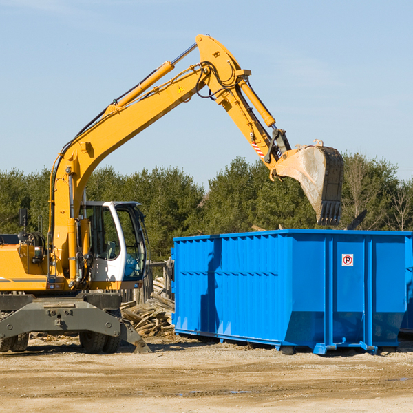 can i choose the location where the residential dumpster will be placed in Grandin Florida